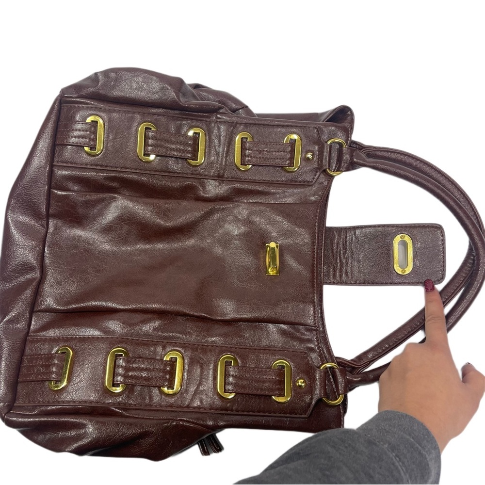 Braciano Brown Leather Purse - Picture 3 of 8